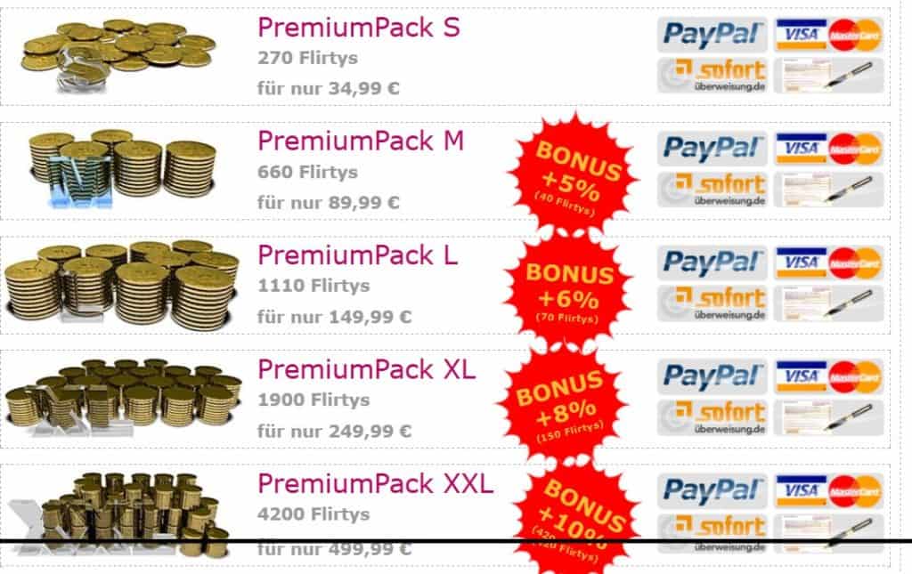 Premiumpakete bei misterundmrs.com