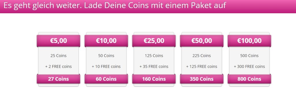 Schneller Verlieben.com Kosten Coins