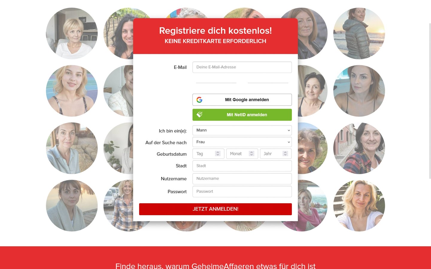 GeheimeAffaeren.com Startseite