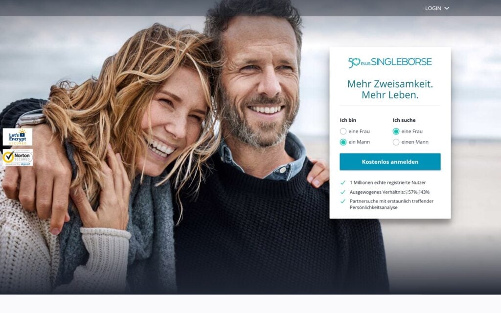 50Plus SingleBoerse.de Startseite