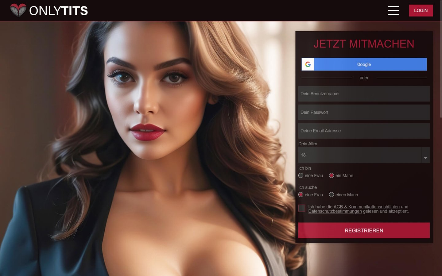 OnlyTits.com Abzocke Testberichte - September 2025 - Flirtseiten Testsieger