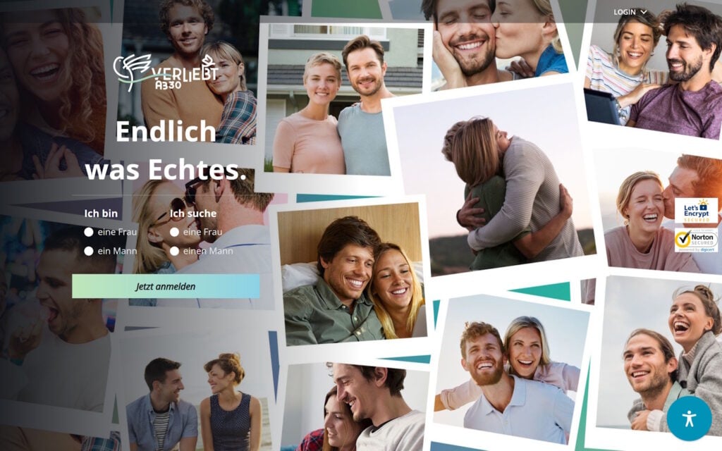 VerliebtAb30.de Startseite